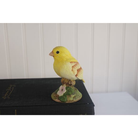 Vintage Andrea Sadek Canary Figurine #6350 Porcelain Made in Japan Collectible - Picture 2 of 5